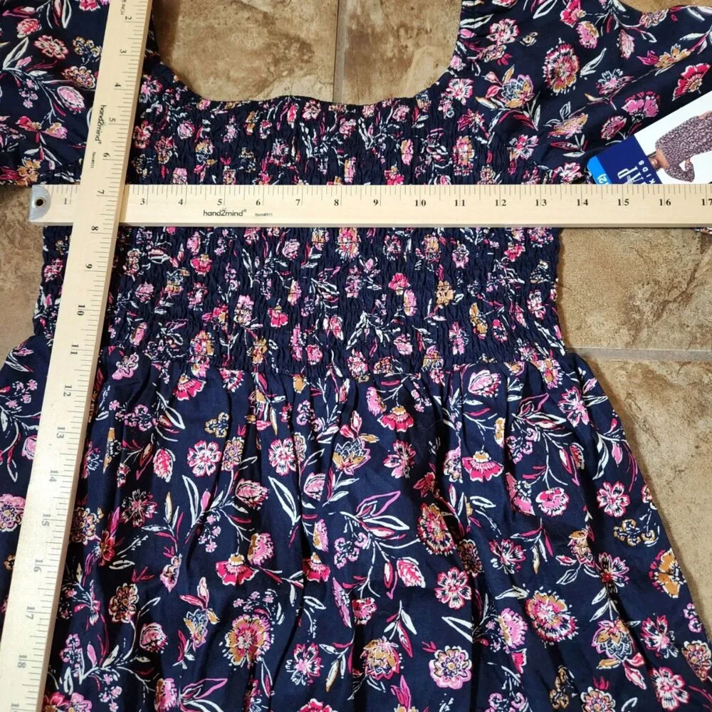 Gap Kids Girls Floral Long Sleeve Dress Size 10/12